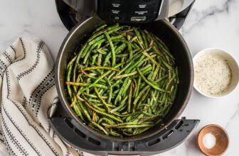Crispy Air Fryer Frozen Green Beans R...